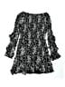 Truly Me 100% Rayon Paisley Black Dress Size M (kids) - photo 2