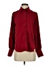 Lulus 100% Polyester Burgundy Long Sleeve Polo Size XS - photo 1
