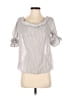 Willow & Clay 100% Cotton Silver 3/4 Sleeve Blouse Size M - photo 1