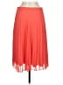 Atmosphere 100% Polyester Solid Orange Red Formal Skirt Size EU 40 / US 10 - photo 2
