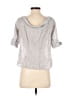 Willow & Clay 100% Cotton Silver 3/4 Sleeve Blouse Size M - photo 2