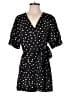 19 Cooper 100% Polyester Polka Dots Black Romper Size M - photo 1