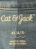 Cat & Jack Blue Denim Jacket Size 4 - 5 - photo 3