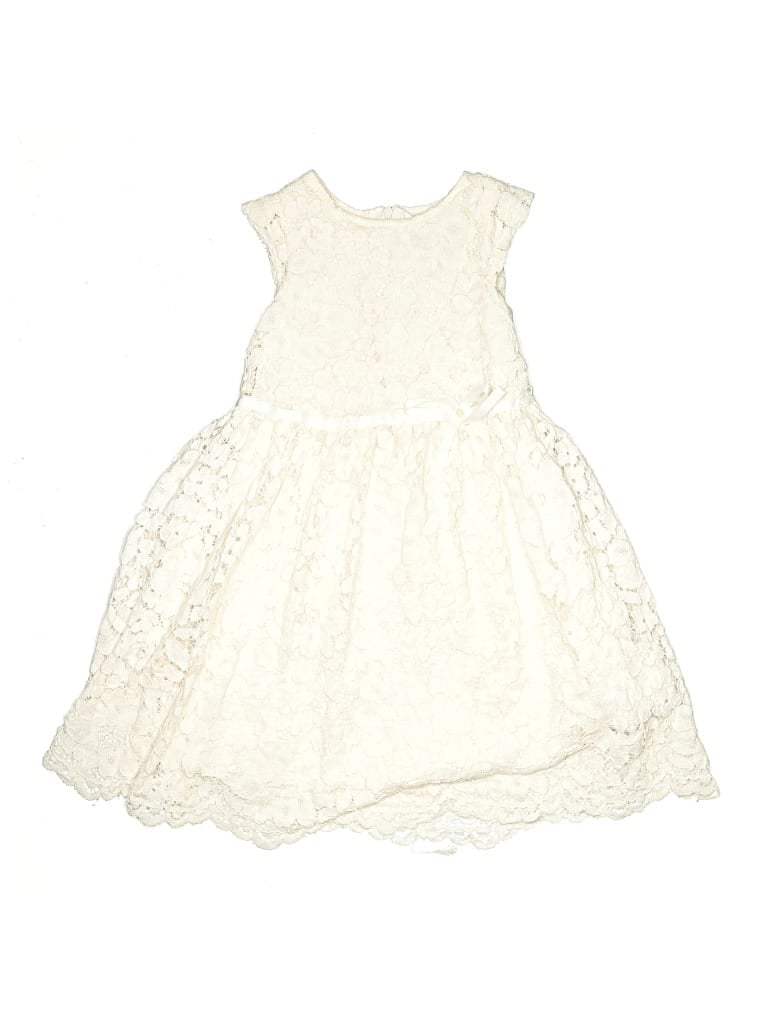 Pre-owned Assorted Brands Kids' Dress In Ivory