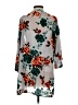 Peach Love Floral Gray Kimono Size S - photo 2