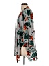 Peach Love Floral Gray Kimono Size S - photo 5