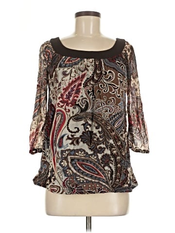 INC International Concepts 3/4 Sleeve Blouse (view 1)