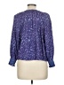 Rails Animal Print Purple 3/4 Sleeve Blouse Size M - photo 2