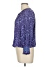 Rails Animal Print Purple 3/4 Sleeve Blouse Size M - photo 5