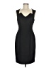 Connected Apparel Solid Black Cocktail Dress Size 6 - photo 1