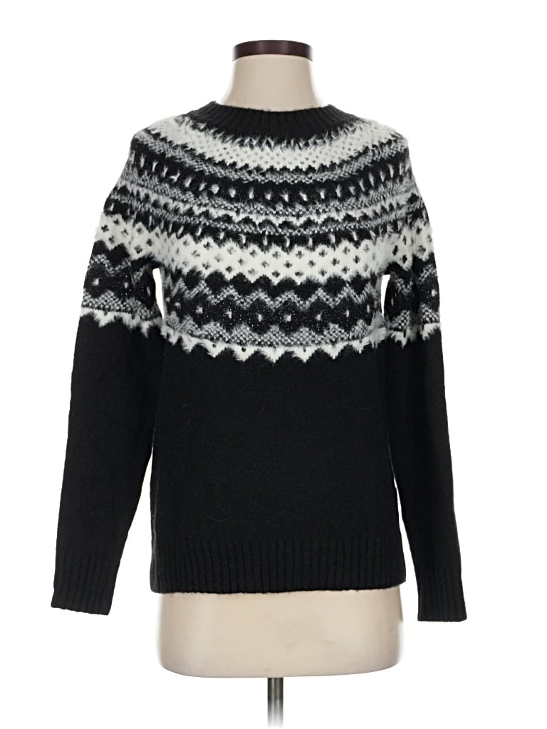 Pre-owned Talbots Pullover Sweater In Black