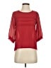 Assorted Brands 100% Polyester Red 3/4 Sleeve Blouse Size S - photo 1