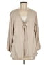 Logo Layers Tan Cardigan Size M - photo 1