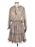Lovestitch 100% Polyester Animal Print Tan Casual Dress Size M - photo 1