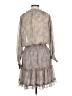 Lovestitch 100% Polyester Animal Print Tan Casual Dress Size M - photo 2