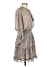 Lovestitch 100% Polyester Animal Print Tan Casual Dress Size M - photo 4