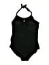Crane Solid Black One Piece Swimsuit Size L - photo 2