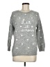 Love Crazy Stars Gray Pullover Sweater Size M - photo 1