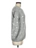 Love Crazy Stars Gray Pullover Sweater Size M - photo 4