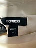 Express 100% Recycled Polyester Ivory Long Sleeve Blouse Size M - photo 3