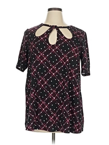 Jessica London Short Sleeve Blouse (view 1)