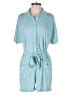 Andie Solid Teal Romper Size S - photo 1
