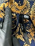 Bellatrix 100% Polyester Paisley Gold Long Sleeve Blouse Size S - photo 7
