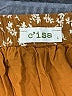 C'isa 100% Rayon Floral Gold Orange Shorts Size L - photo 3