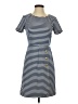 I.N. Studio Stripes Blue Casual Dress Size 4 (petite) - photo 1