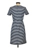 I.N. Studio Stripes Blue Casual Dress Size 4 (petite) - photo 2