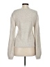 Splendid Metallic Silver Pullover Sweater Size S - photo 2