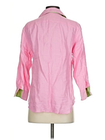 Lauren by Ralph Lauren 3/4 Sleeve Button-Down Shirt (view 2)