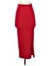 Express Solid Red Formal Skirt Size XS - photo 1
