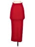Express Solid Red Formal Skirt Size XS - photo 2