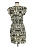 Collective Concepts 100% Polyester Print Green Casual Dress Size M - photo 2