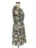 Collective Concepts 100% Polyester Print Green Casual Dress Size M - photo 4