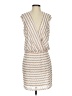 Greylin Chevron-herringbone Ivory Cocktail Dress Size S - photo 1