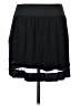 Maurices 100% Polyester Polka Dots Black Casual Skirt Size M - photo 2