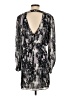 Parker 100% Polyester Print Gray Casual Dress Size S - photo 2
