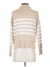 TRUTH BY REPUBLIC Stripes Tan Turtleneck Sweater Size XS - photo 2