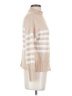 TRUTH BY REPUBLIC Stripes Tan Turtleneck Sweater Size XS - photo 4