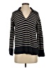 J.Crew 100% Cotton Stripes Black Blue Pullover Sweater Size XXS - photo 1