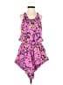 Assorted Brands Print Pink Cocktail Dress Size 0 - photo 1