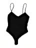 Just Polly Black Bodysuit Size L - photo 1