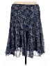 Coldwater Creek 100% Polyester Paisley Blue Casual Skirt Size L (petite) - photo 2
