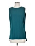 Helmut Lang Solid Teal Sleeveless Top Size P (petite) - photo 1