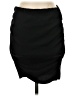 Free People Solid Black Casual Skirt Size S - photo 1