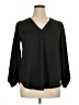 Jess Lea 100% Polyester Black Long Sleeve Blouse Size M - photo 1