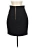 H&M Solid Black Casual Skirt Size 8 - photo 2