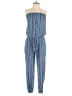 Cool Change 100% Rayon Print Blue Jumpsuit Size S - photo 1